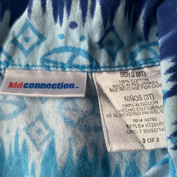 3T toddler boys short sleeved button down shirt - Picture 3 of 3